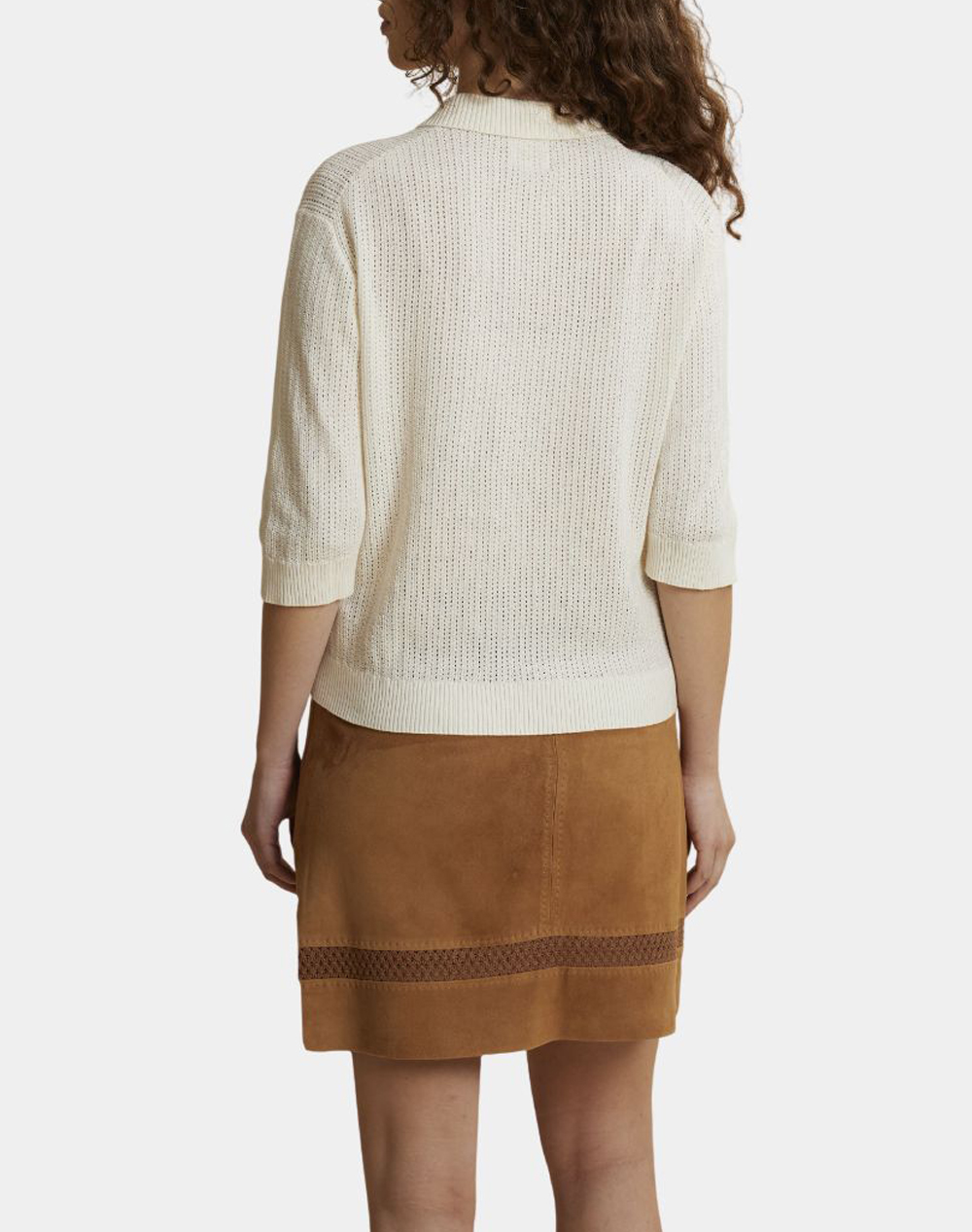 LA MARTINA KNITTED BLOUSE ΚΜ WOMAN POLO SWEATER COTTON YARN