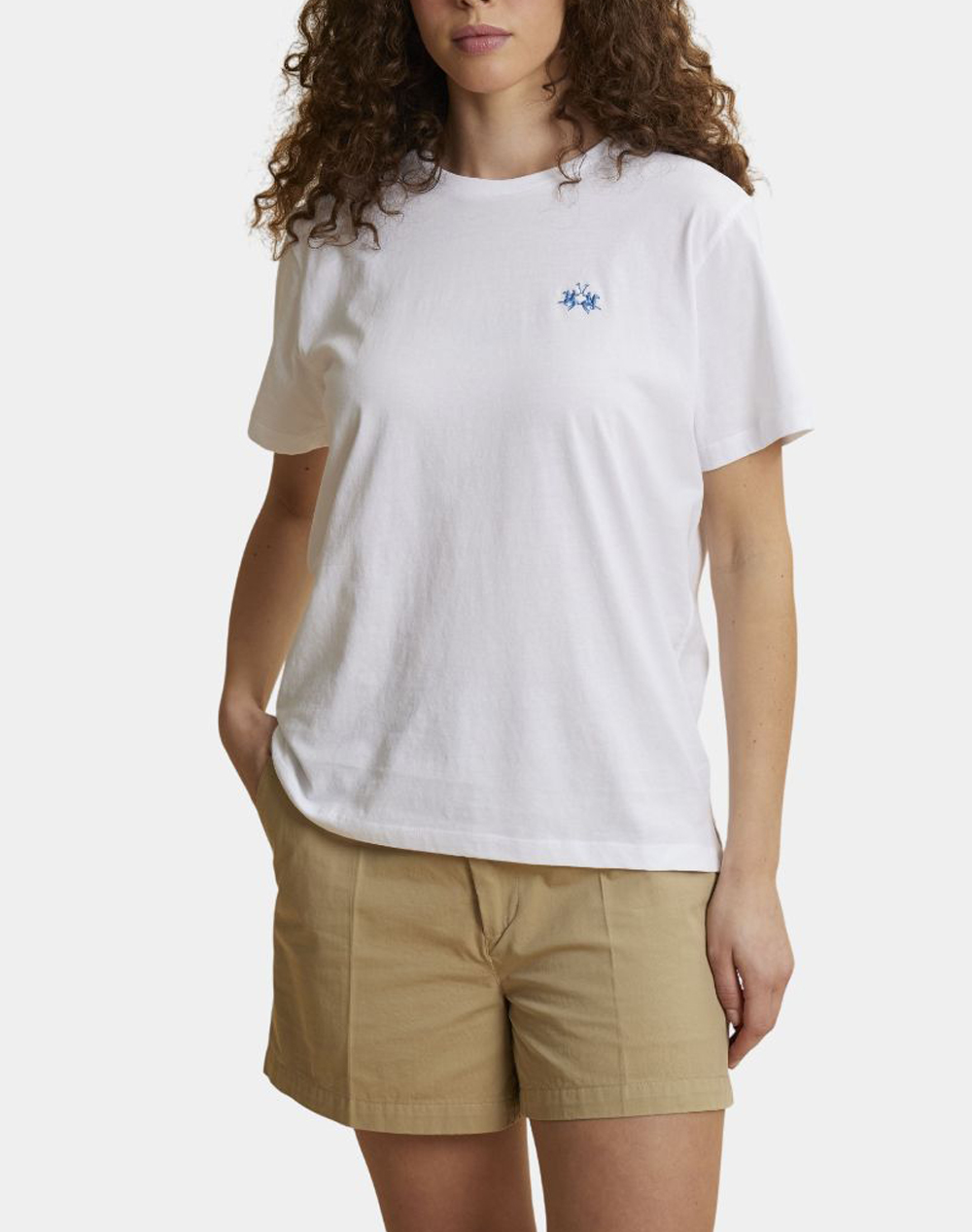 LA MARTINA BLOUSE T-SHIRT ΚΜ WOMAN T-SHIRT S/S 40/1 COTTON