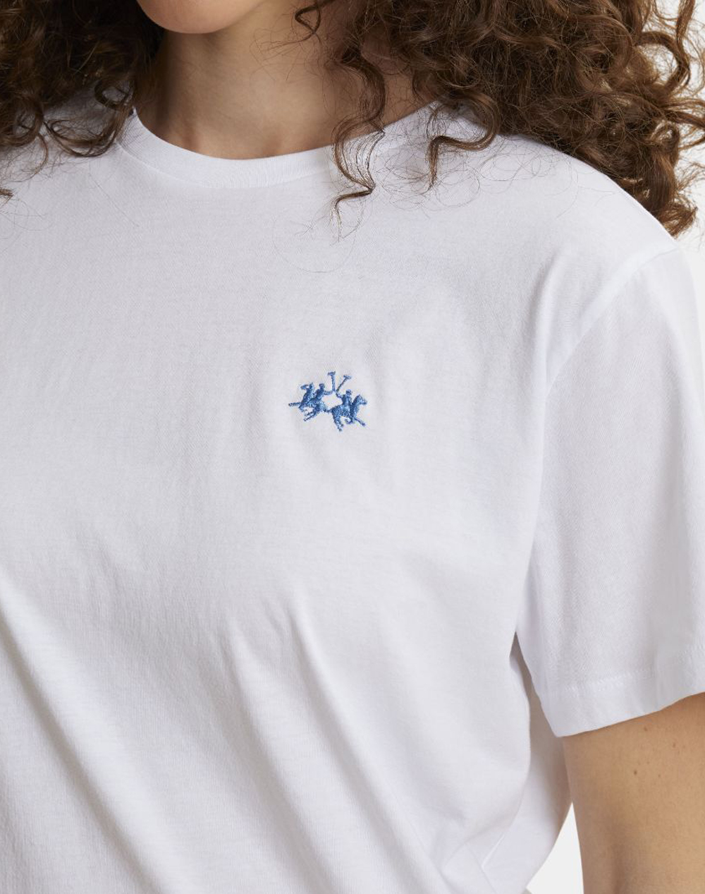 LA MARTINA BLOUSE T-SHIRT ΚΜ WOMAN T-SHIRT S/S 40/1 COTTON