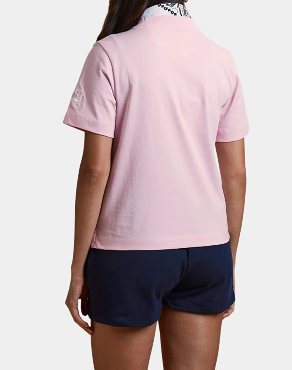 LA MARTINA БЛУЗА T-SHIRT KMWOMAN T-SHIRT S/s CREWNECK LGT