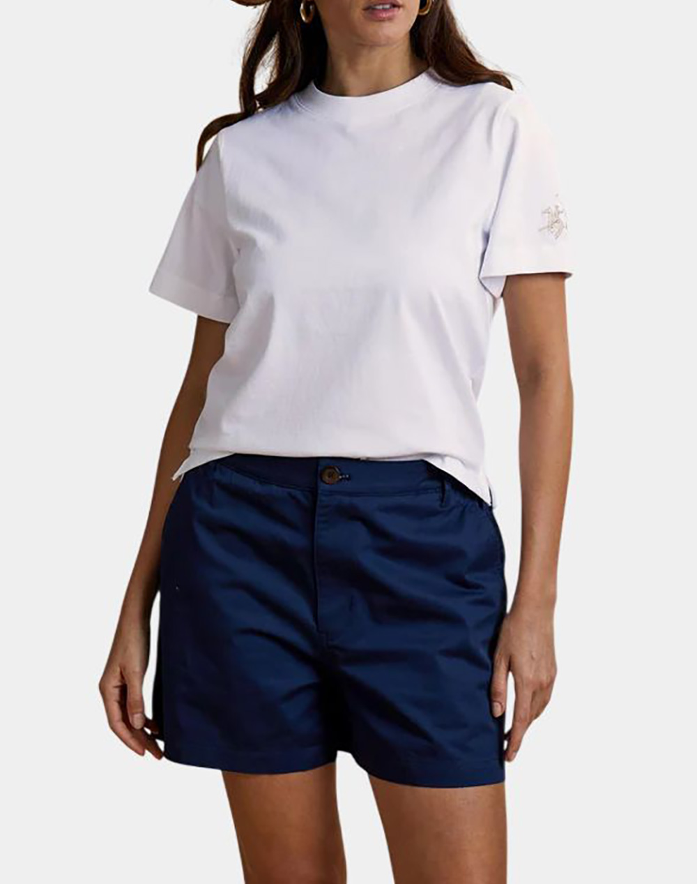 LA MARTINA БЛУЗА T-SHIRT KMWOMAN T-SHIRT S/s CREWNECK LGT