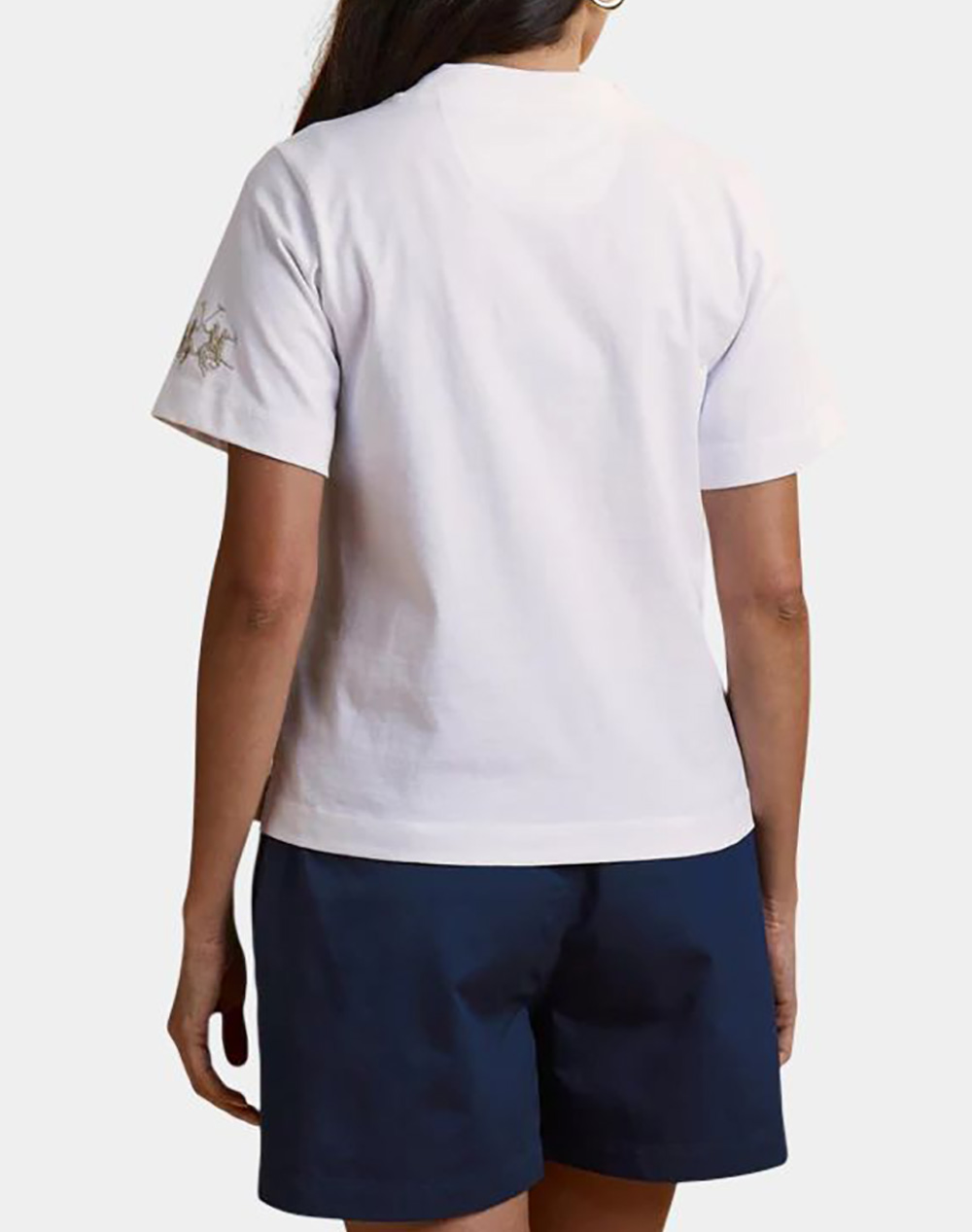 LA MARTINA БЛУЗА T-SHIRT KMWOMAN T-SHIRT S/s CREWNECK LGT