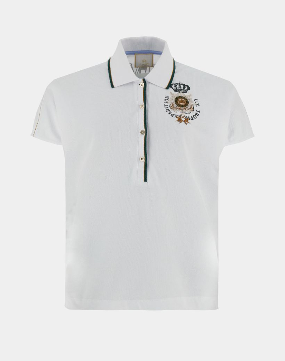 LA MARTINA BLOUSE POLO ΚΜ WOMAN POLO S/S PIQUET STRETCH