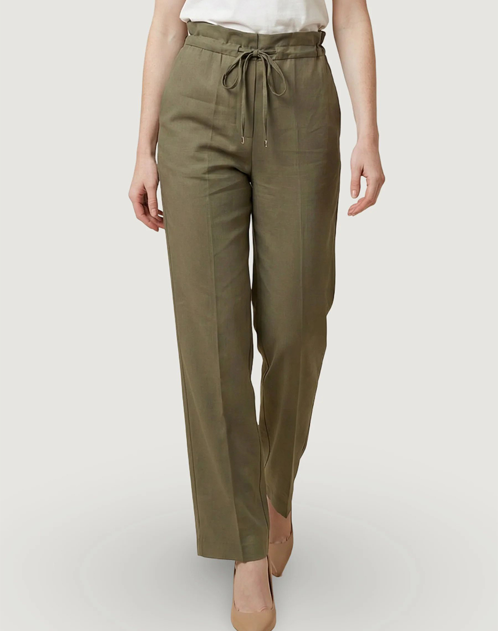LIU JO WHITE_WA6C49_PANT.TS TPOTF LUNGO WOMENS TROUSERS