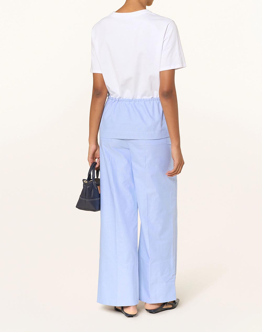 LIU JO WHITE_WA6C61_PANT.TS TPOTF LUNGO WOMENS TROUSERS