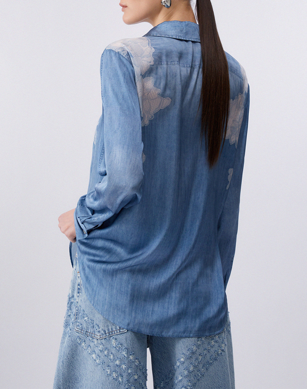 LIU JO DENIM_UA6C12_CAMICIA DIGITAL ДАМСКА РИЗА