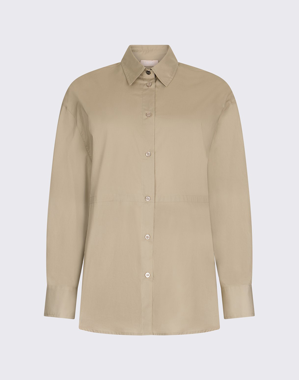 LIU JO WHITE_WA6C53_CAMICIA TS M/L ALUMINUM WOMENS SHIRT