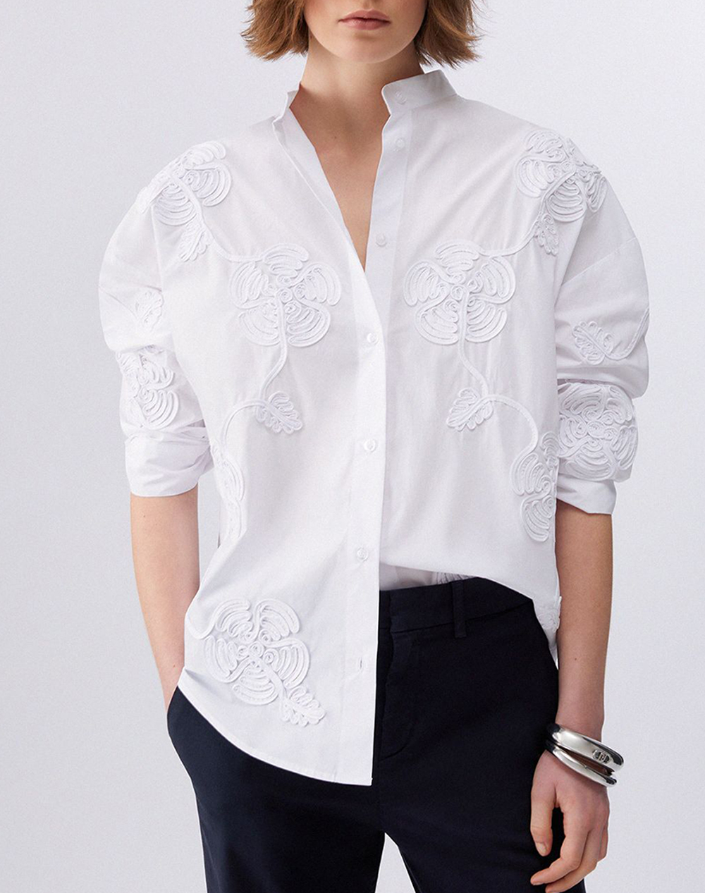 LIU JO BLACK_CA6C47_CAMICIA OVER WOMENS SHIRT