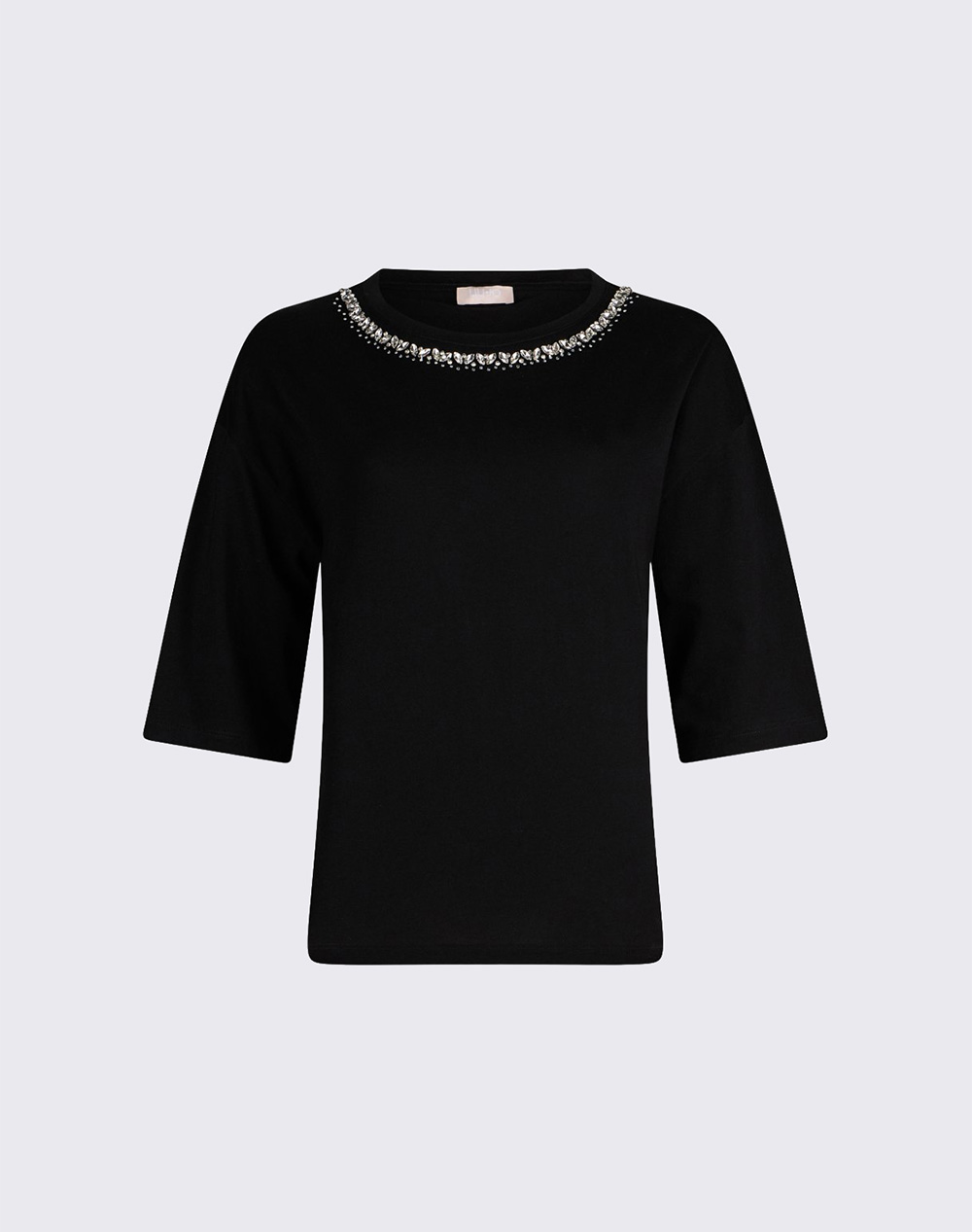 LIU JO WHITE_WA6J04_T-SHIRT MODA M/C ДАМСКА БЛУЗА