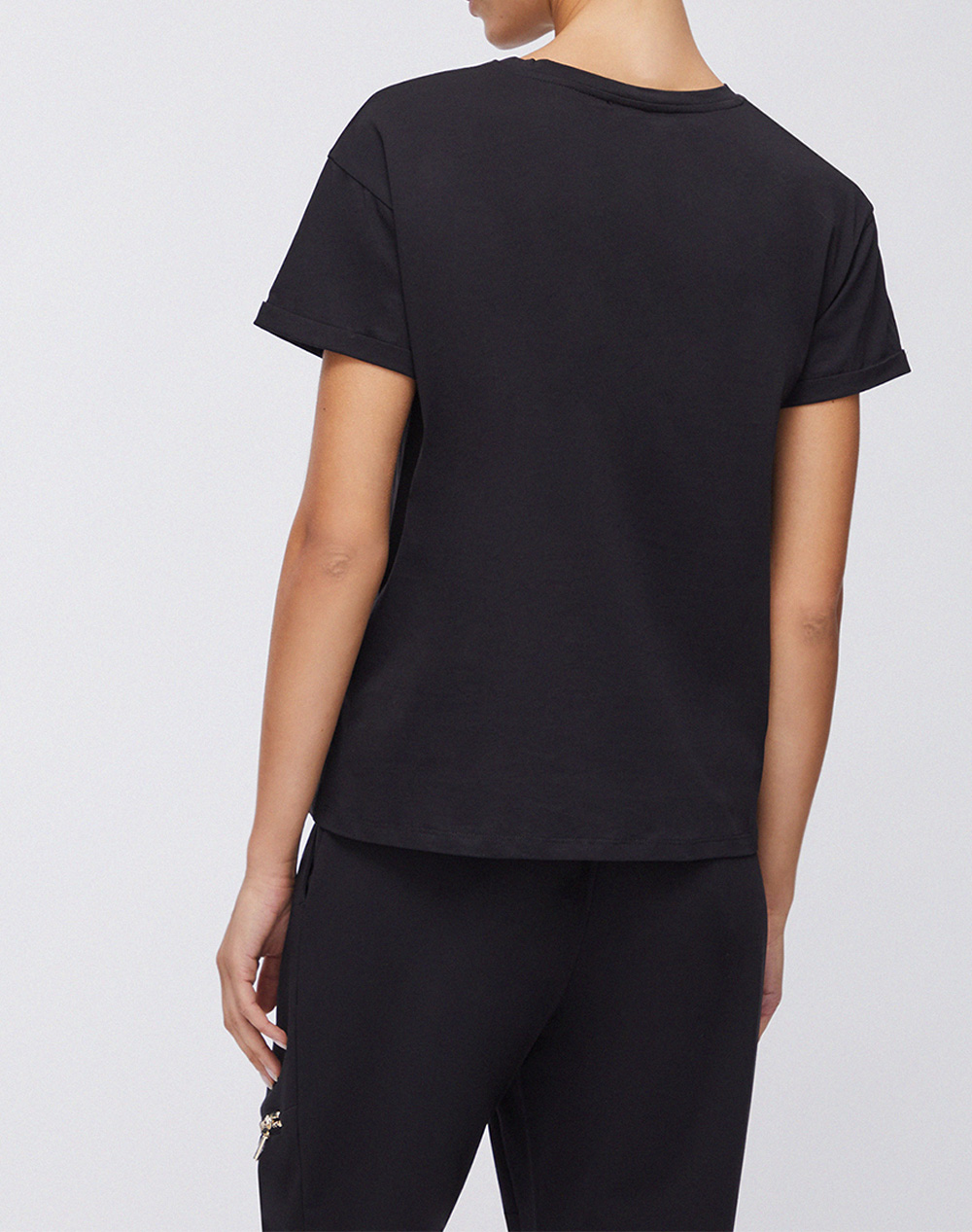 LIU JO WHITE_WA6J19_T-SHIRT MODA M/C ДАМСКА БЛУЗА