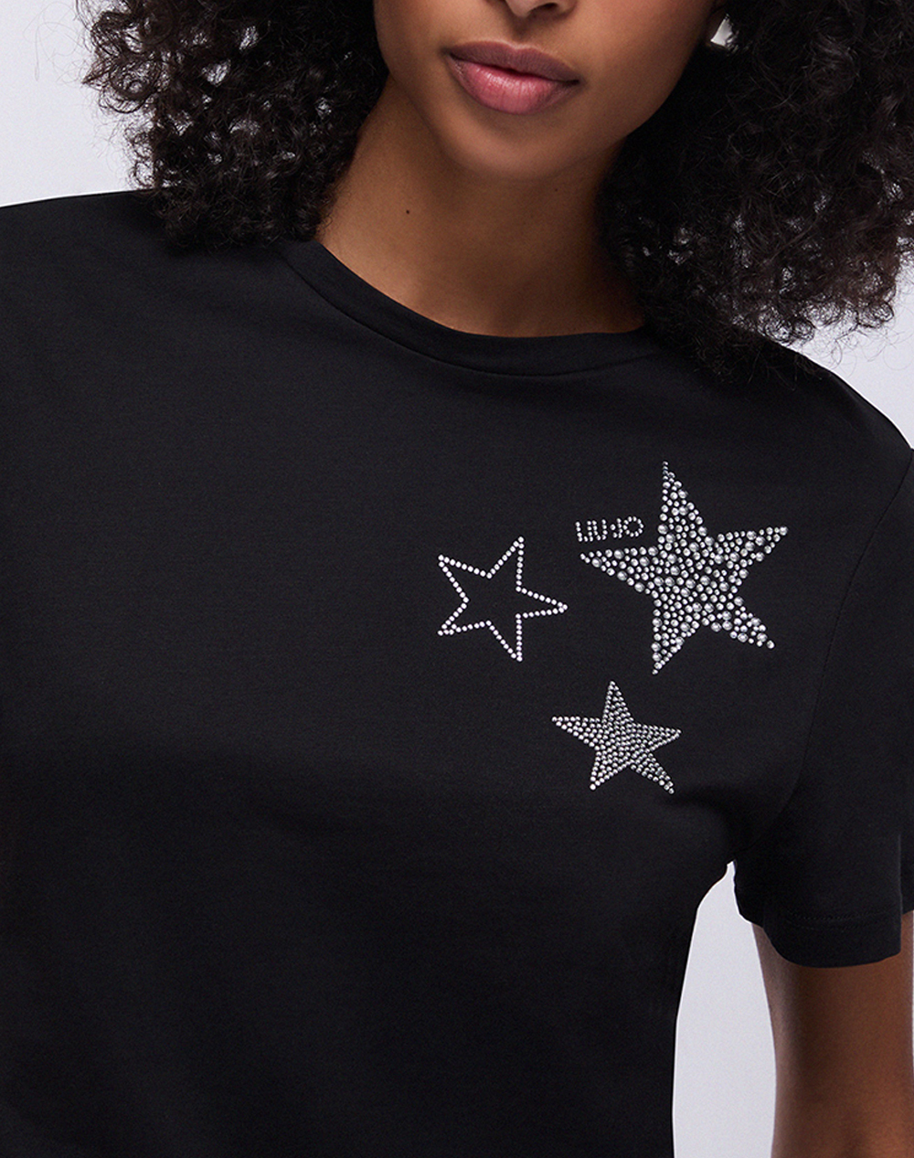 LIU JO WHITE_WA6J09_T-SHIRT MODA M/C ДАМСКА ТЕНИСКА