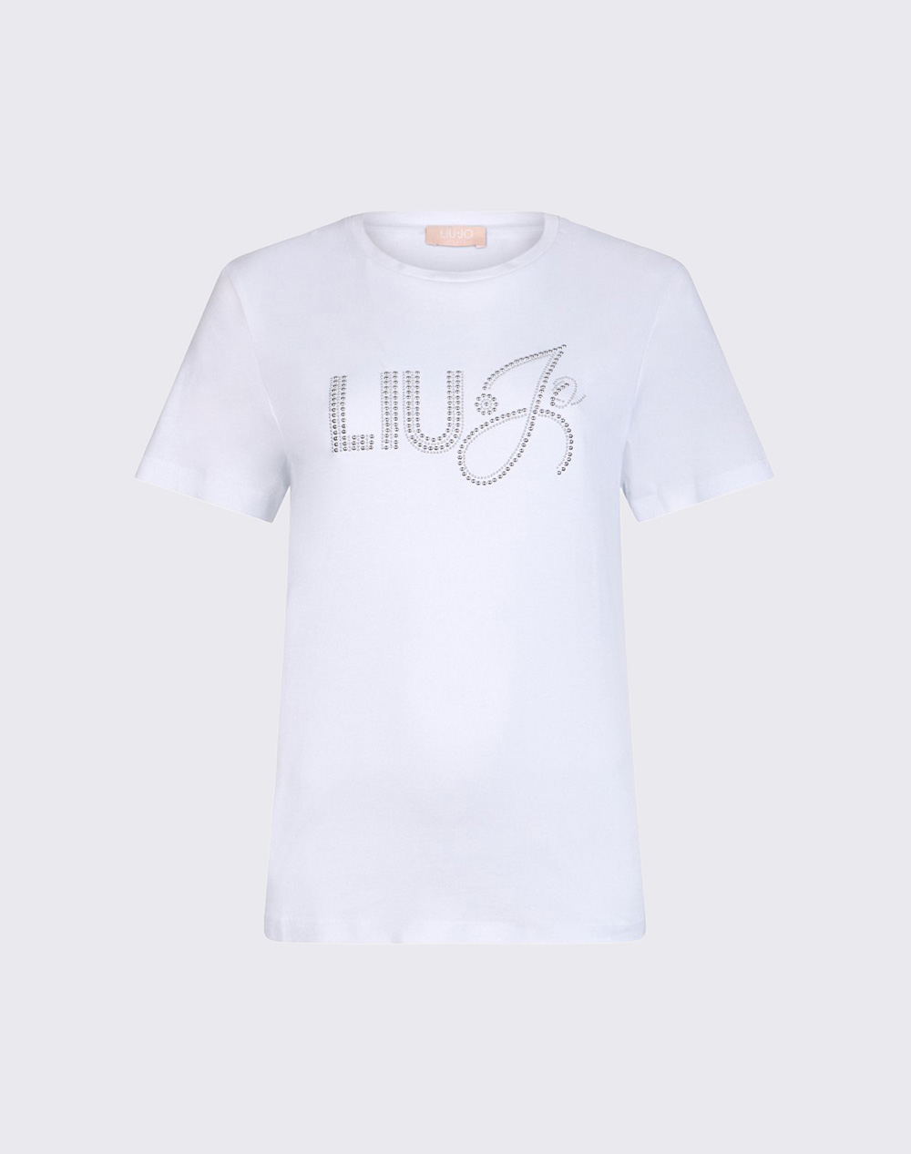 LIU JO WHITE_WA6J09_T-SHIRT MODA M/C ДАМСКА ТЕНИСКА