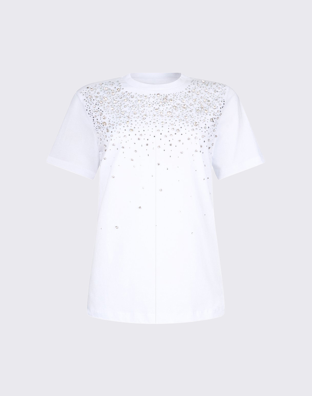 LIU JO BLACK_CA6J10_T-SHIRT MEZZA MANICA + CASTONI ЖЕНСКА БЛУЗА