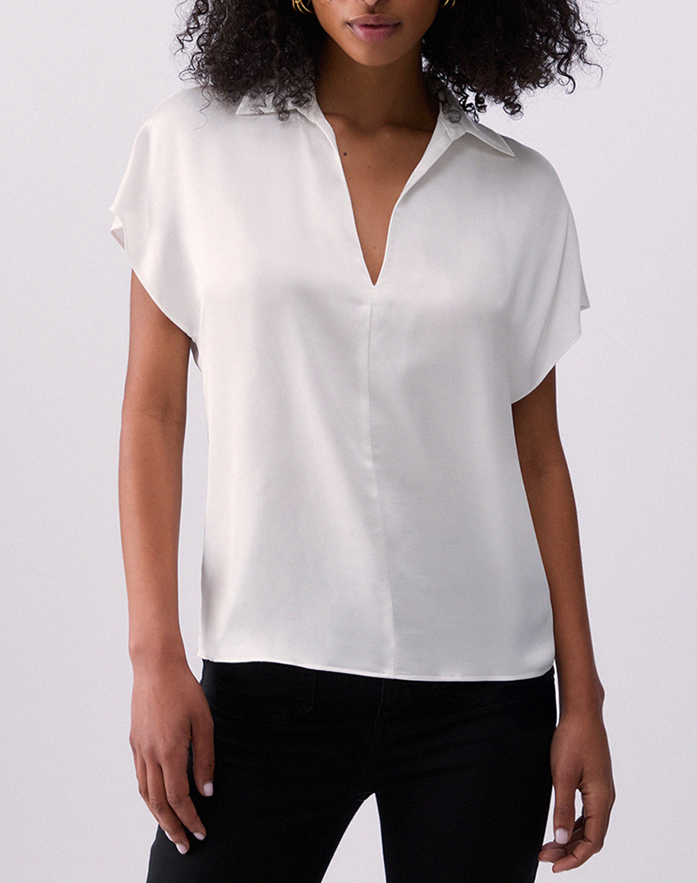 LIU JO BLACK_CA6C35_BLUSA KIMONO ДАМСКА БЛУЗА