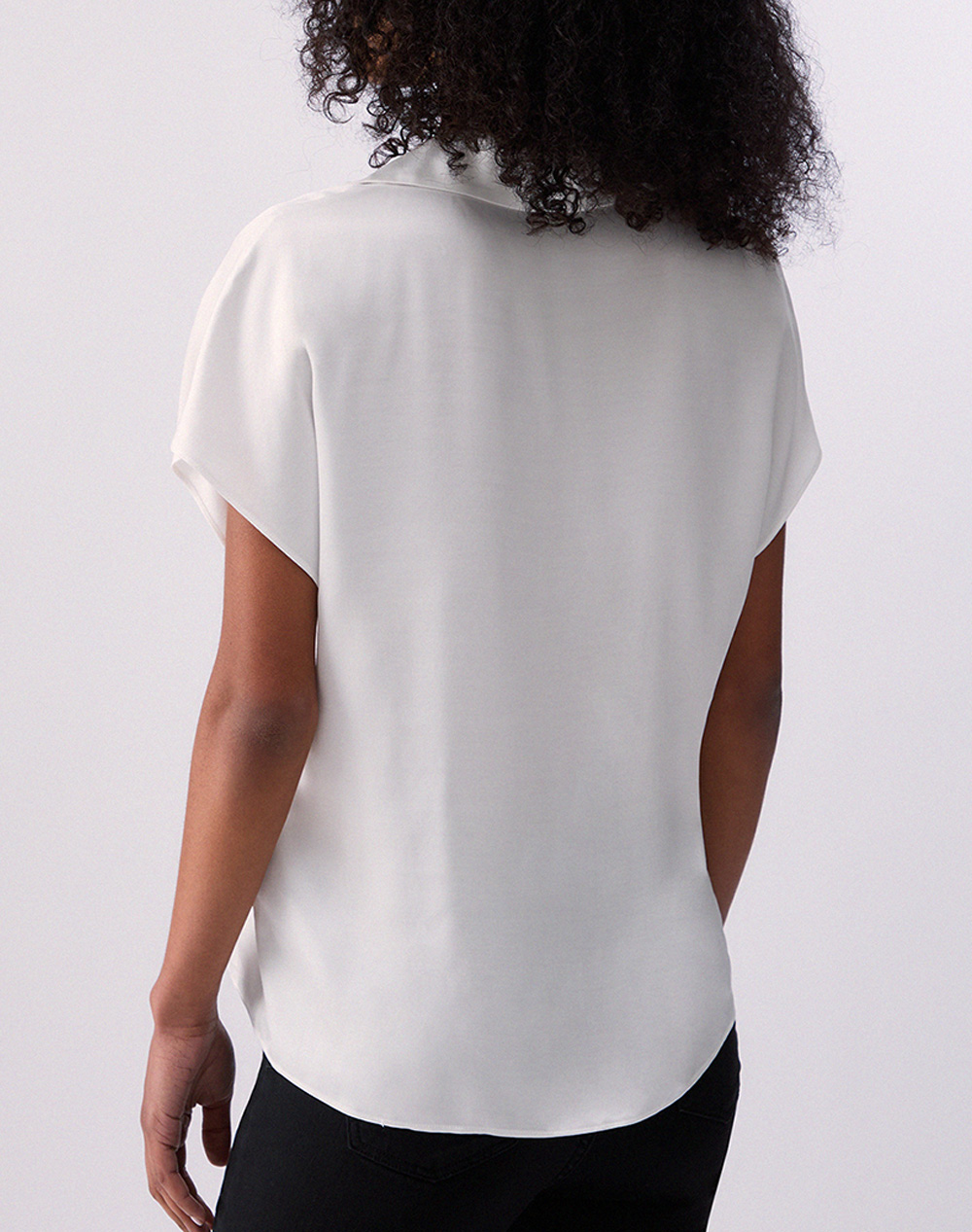 LIU JO BLACK_CA6C35_BLUSA KIMONO ДАМСКА БЛУЗА