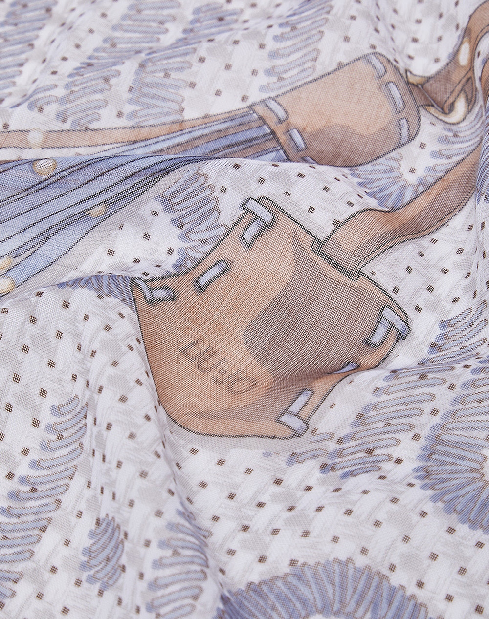 LIU JO SOFT AC_2A6A37_MIN OF 2 ECS FOULARD WEAVE CANVAS 120X WOMENS CAP