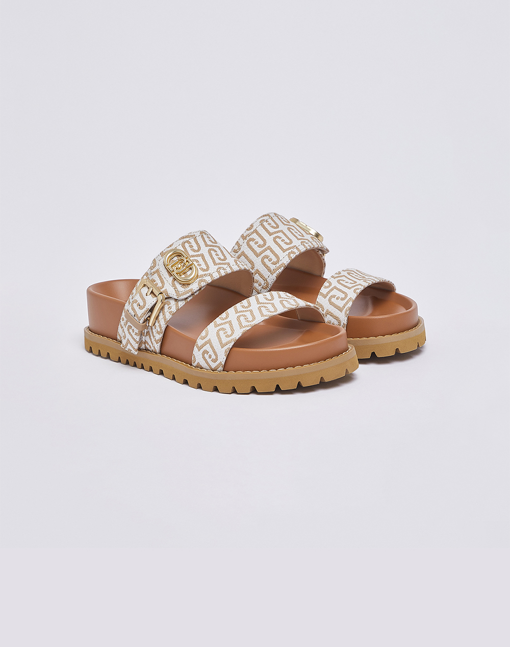 LIU JO DRESS 2_LIVIA 02 - SANDAL MONOGRAM JACQUARD ДАМСКИ ОБУВКИ
