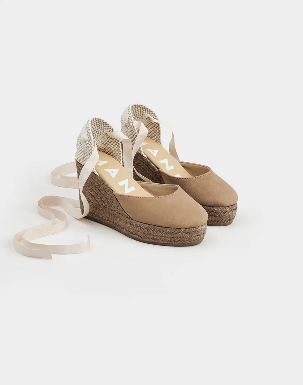 MANEBI W 1.6 WV, HAMPTONS , WEDGE ESPADRILLES, VINTAGE TAUPE ON TONE