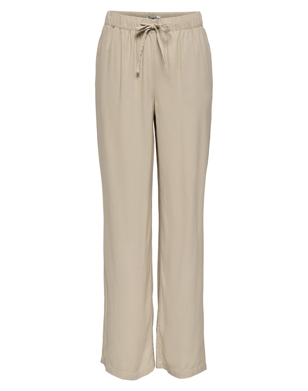 ONLY ONLGOA MW LINEN BL PULL-UP PANT CC PNT