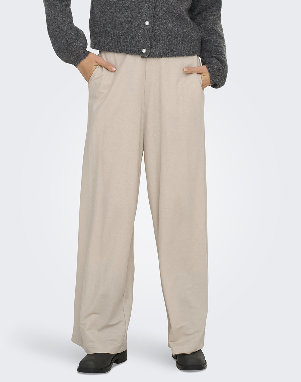 ONLY ONLSAKURA LOOSE PULL UP PANTS WVN