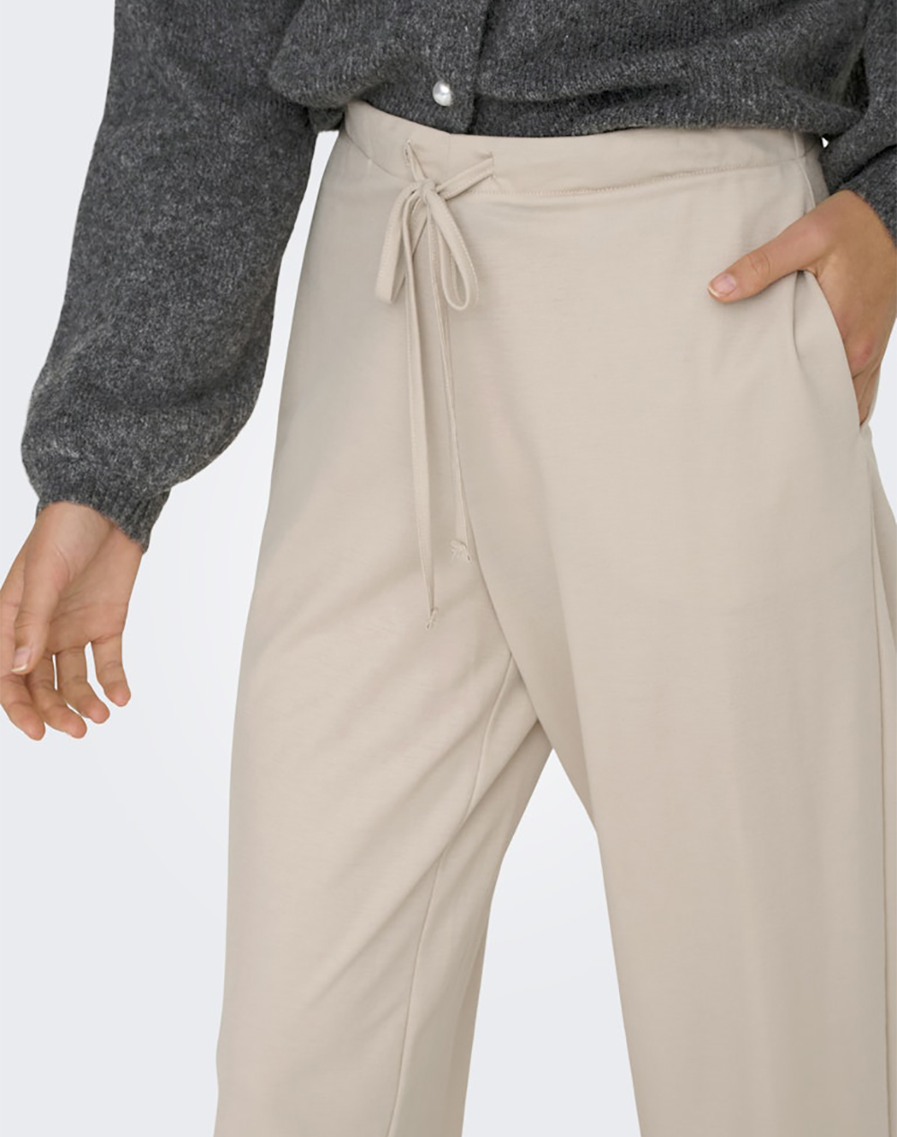 ONLY ONLSAKURA LOOSE PULL UP PANTS WVN