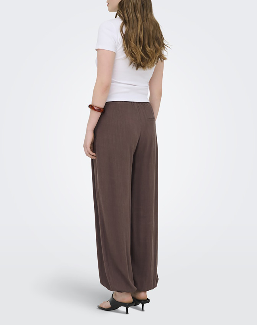ONLY ONLSIESTA MW LINEN BL BAGGY BARREL PNT