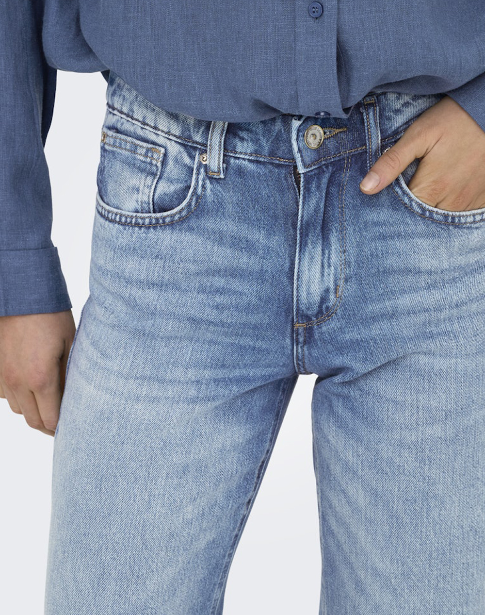 ONLY ONLHOPE LOW WAIST WIDE DNM TAI194