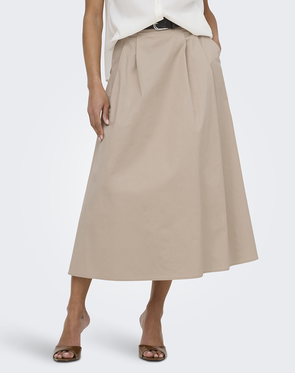 ONLY ONLZORA HW LONG BELT SKIRT PNT