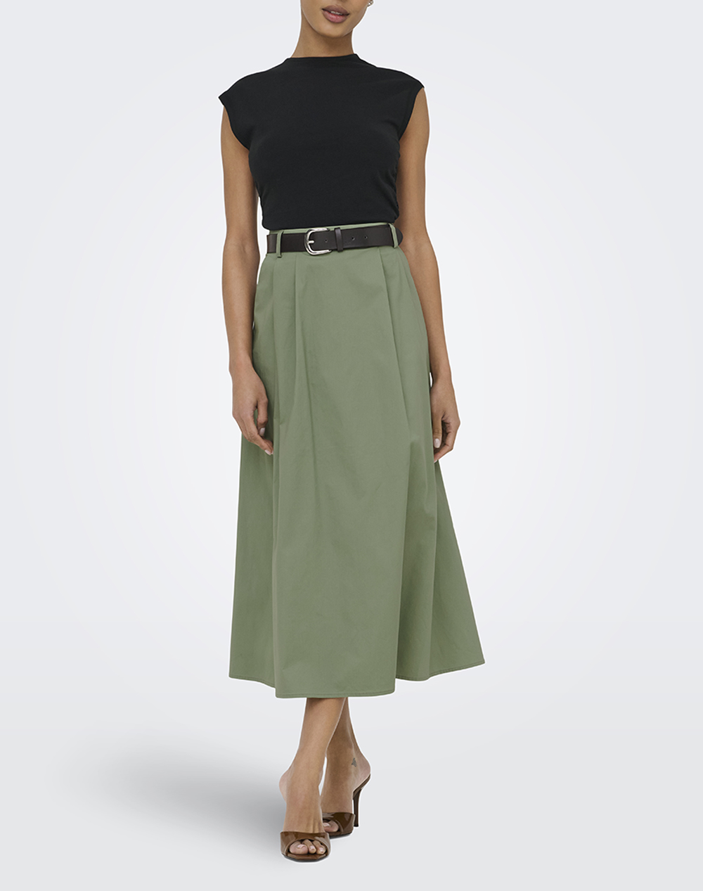 ONLY ONLZORA HW LONG BELT SKIRT PNT