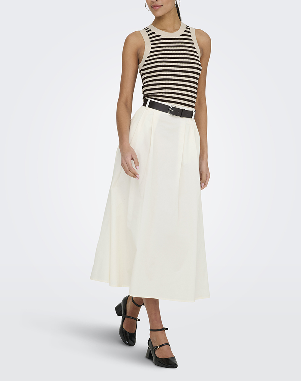 ONLY ONLZORA HW LONG BELT SKIRT PNT