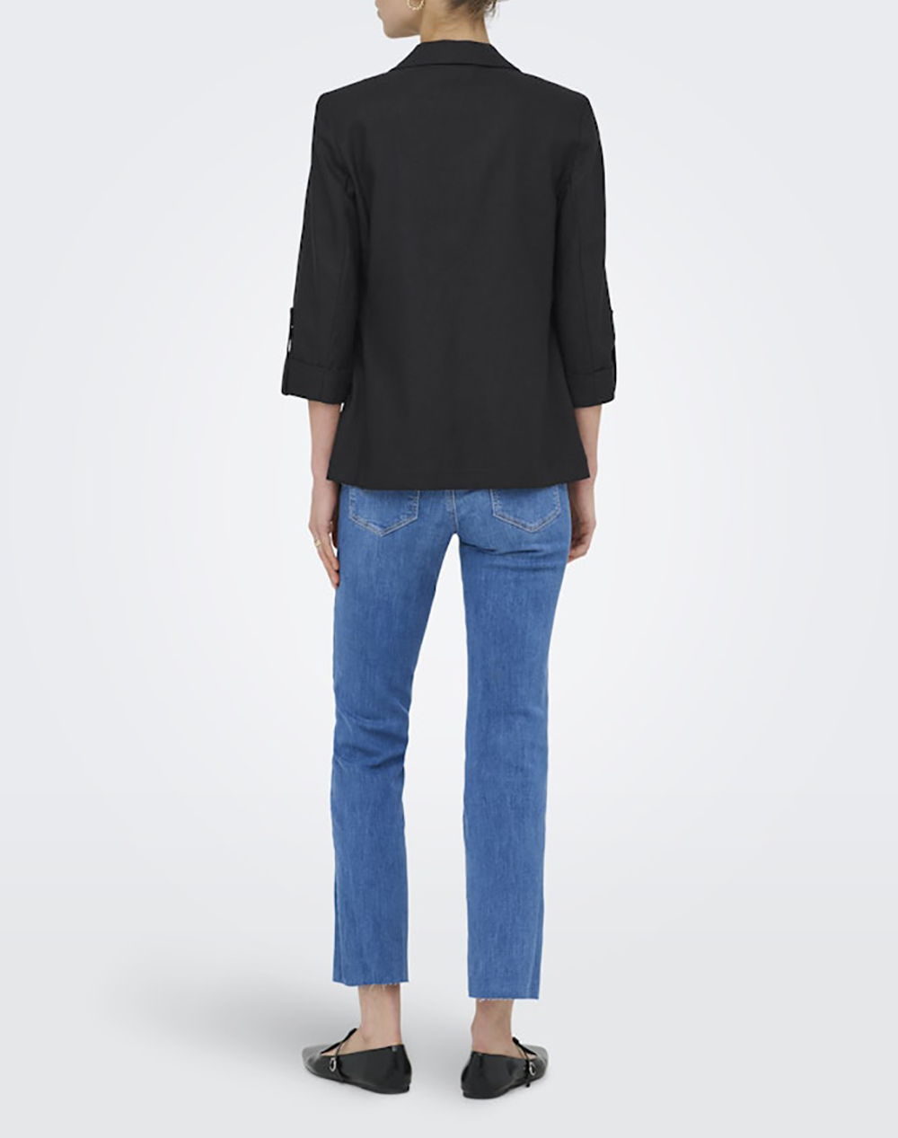 ONLY ONLGOA 3/4 UNLINE LINEN BL BLAZER CC TLR