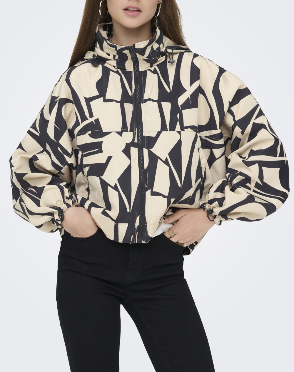 ONLY ONLBETTY BATSLEEVE LIFE AOP JACKET OTW