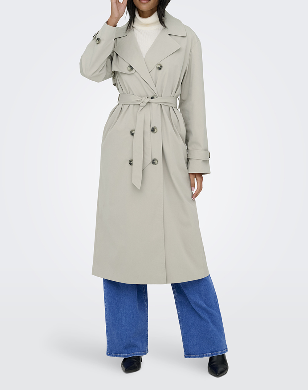 ONLY ONLDISA LIFE LONG TRENCHCOAT CC OTW