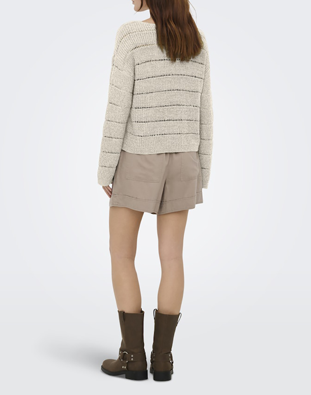 ONLY ONLPAMELA LS V-NECK PULLOVER CC KNT