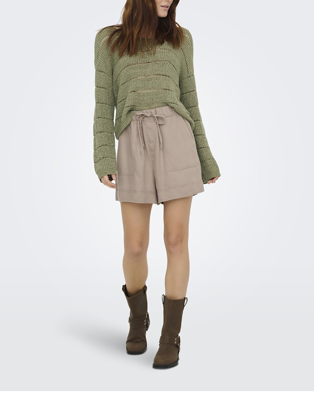 ONLY ONLPAMELA LS V-NECK PULLOVER CC KNT