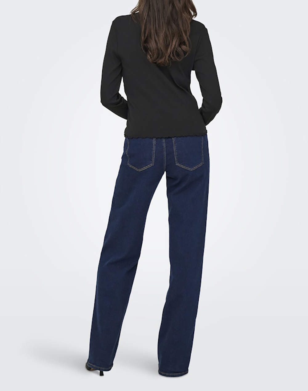 ONLY ONLINA LIFE L/S V-NECK TOP JRS