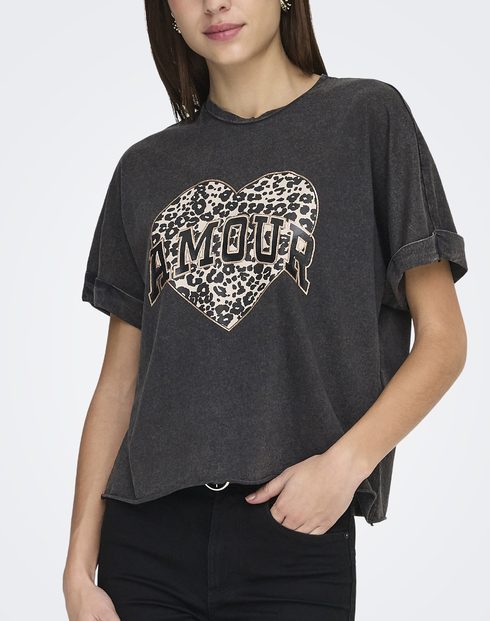 ONLY ONLLUCY S/S ANIMAL TOP BOX CC CS JRS