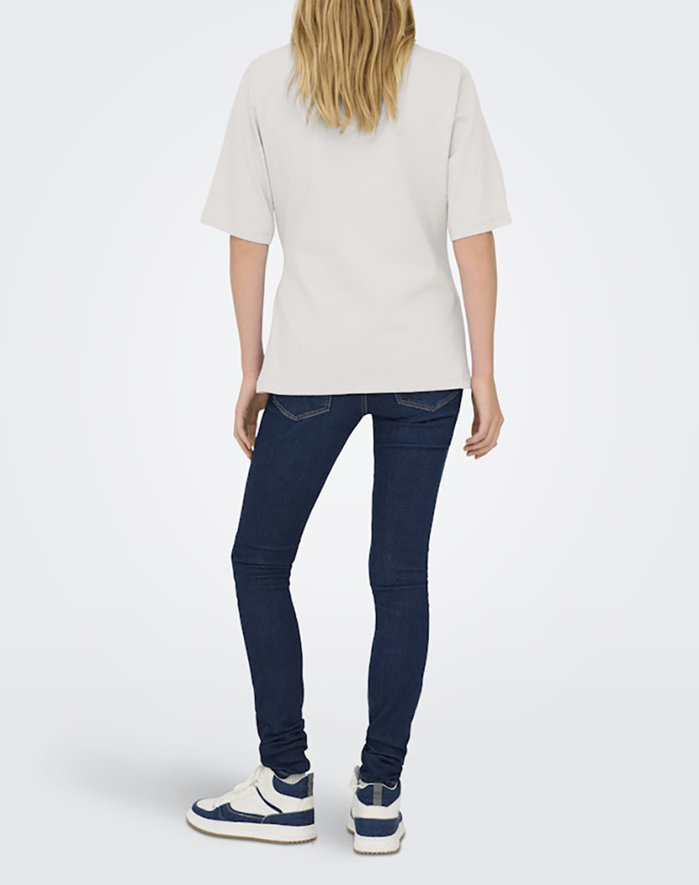 ONLY ONLMARIE 2/4 O-NECK TOP BOX JRS