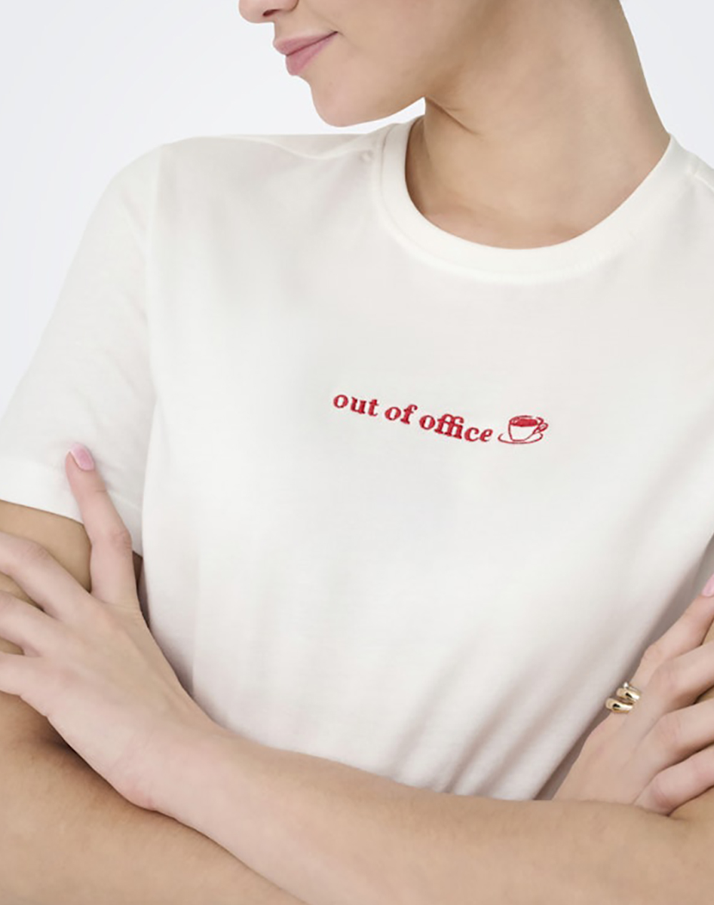 ONLY ONLMILENA S/S T-SHIRT BOX SUD JRS