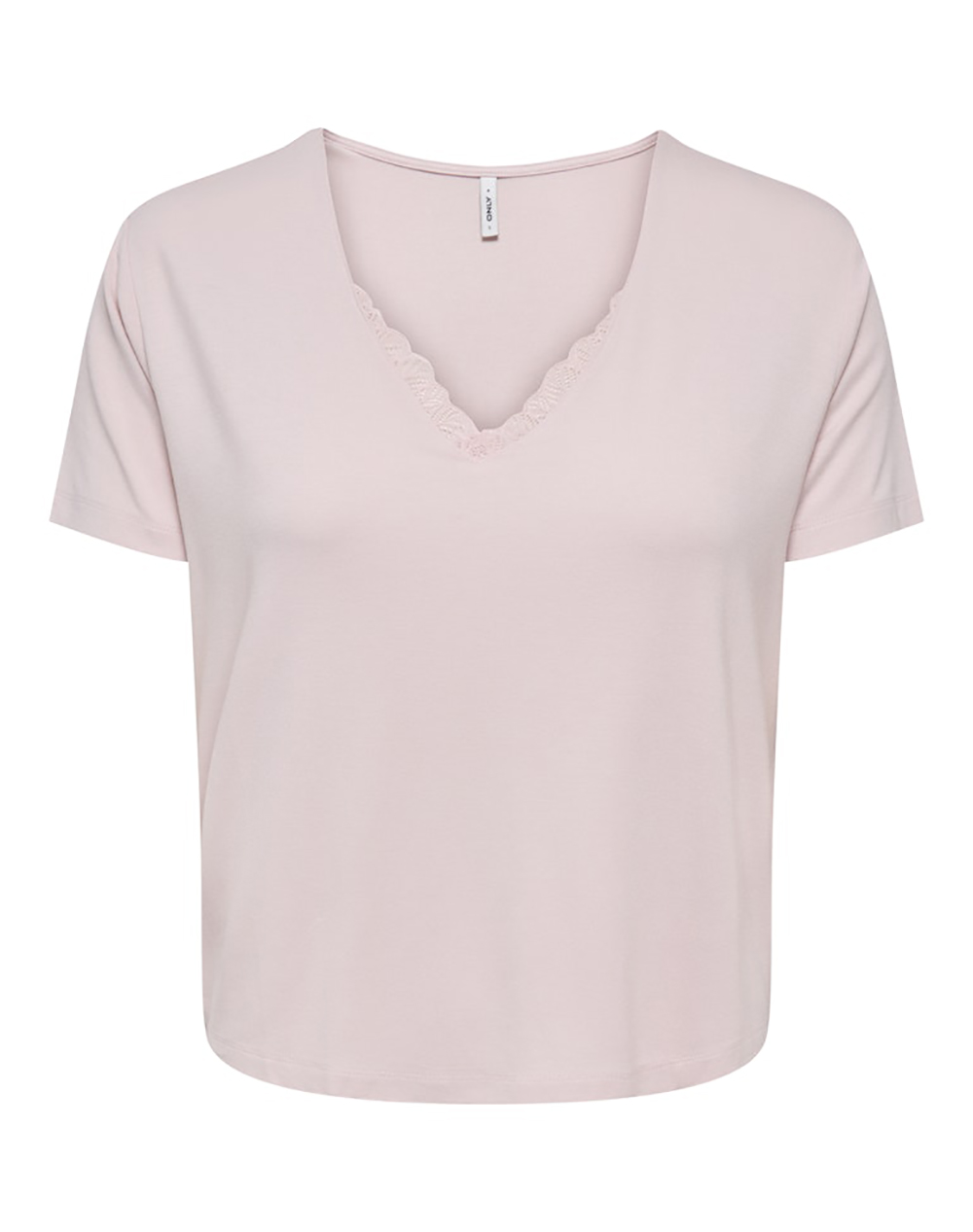 ONLY ONLRILLA S/S V-NECK LACE TOP JRS