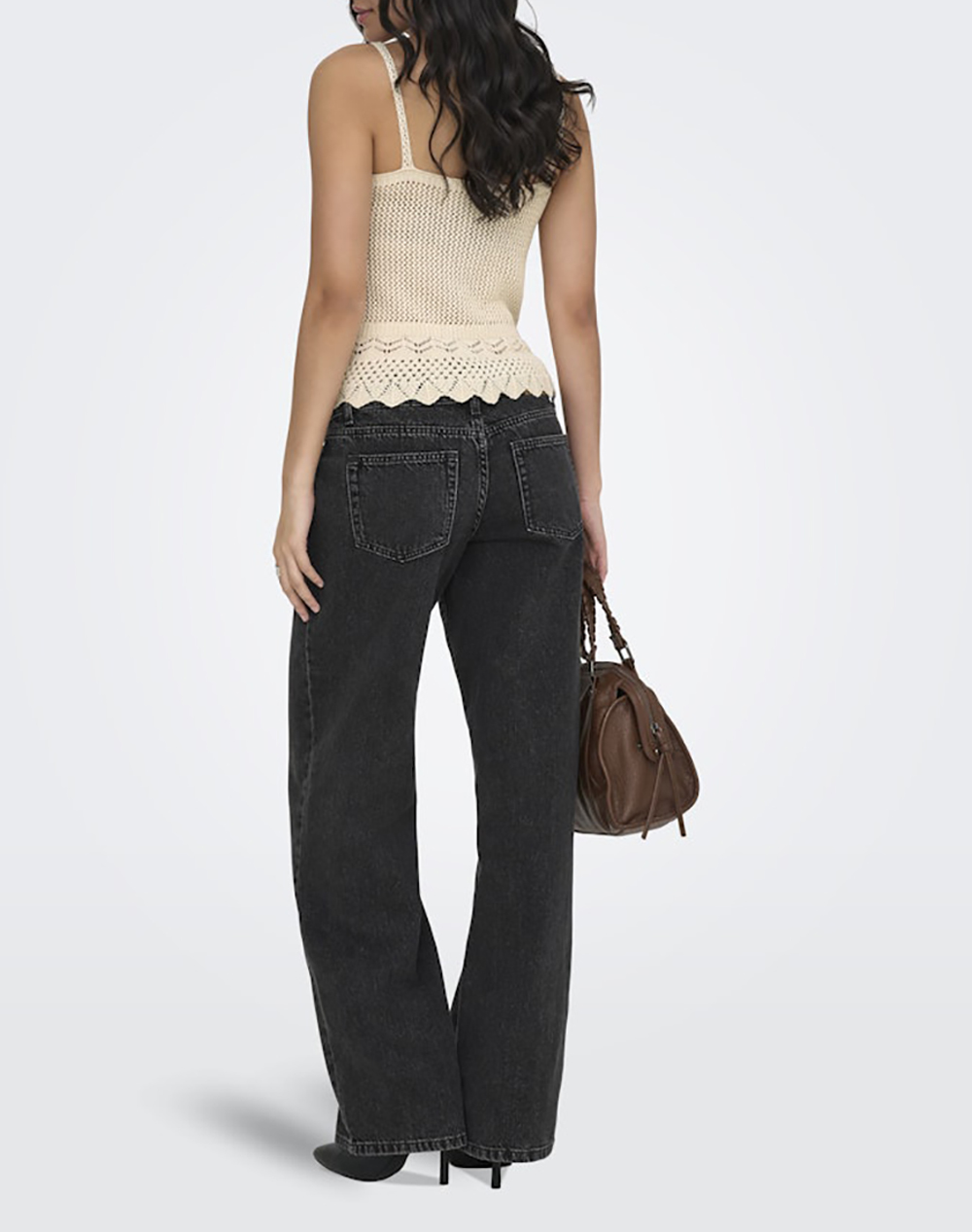 ONLY ONLLISON SL PEPLUM TOP KNT