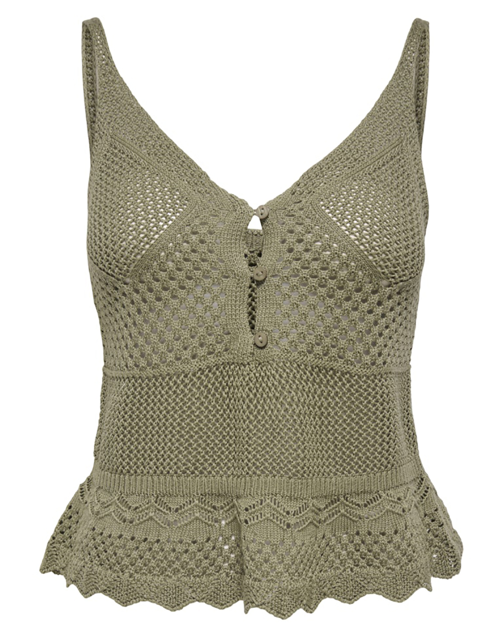 ONLY ONLLISON SL PEPLUM TOP KNT