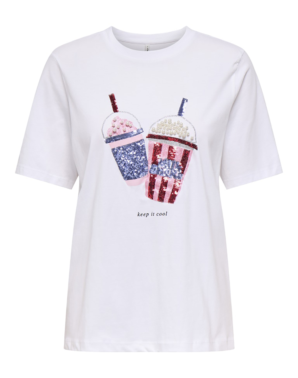ONLY ONLBURST S/S POPCORN TOP BOX JRS