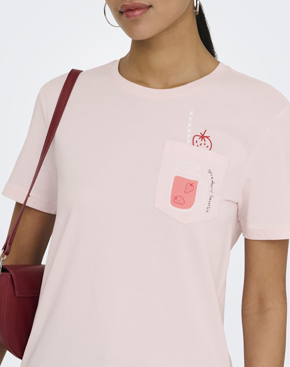 ONLY ONLPOLLY REG S/S POCKET TOP BOX JRS