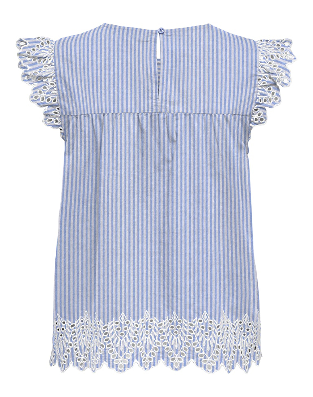ONLY ONLTULUM EMB S/S TOP WVN