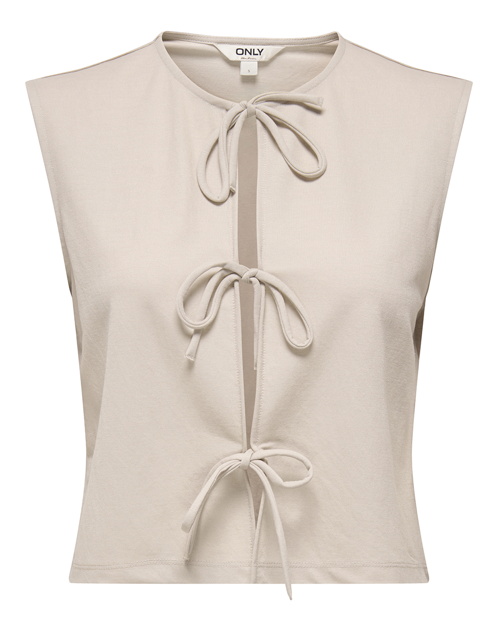 ONLY ONLSAKURA SL SHORT TIE TOP WVN