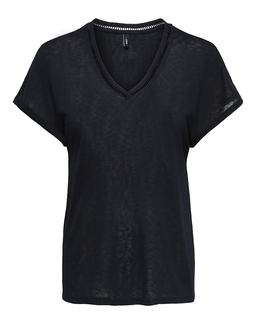 ONLY ONLPENNY S/S BATSLEEVE V-NECK TOP JRS