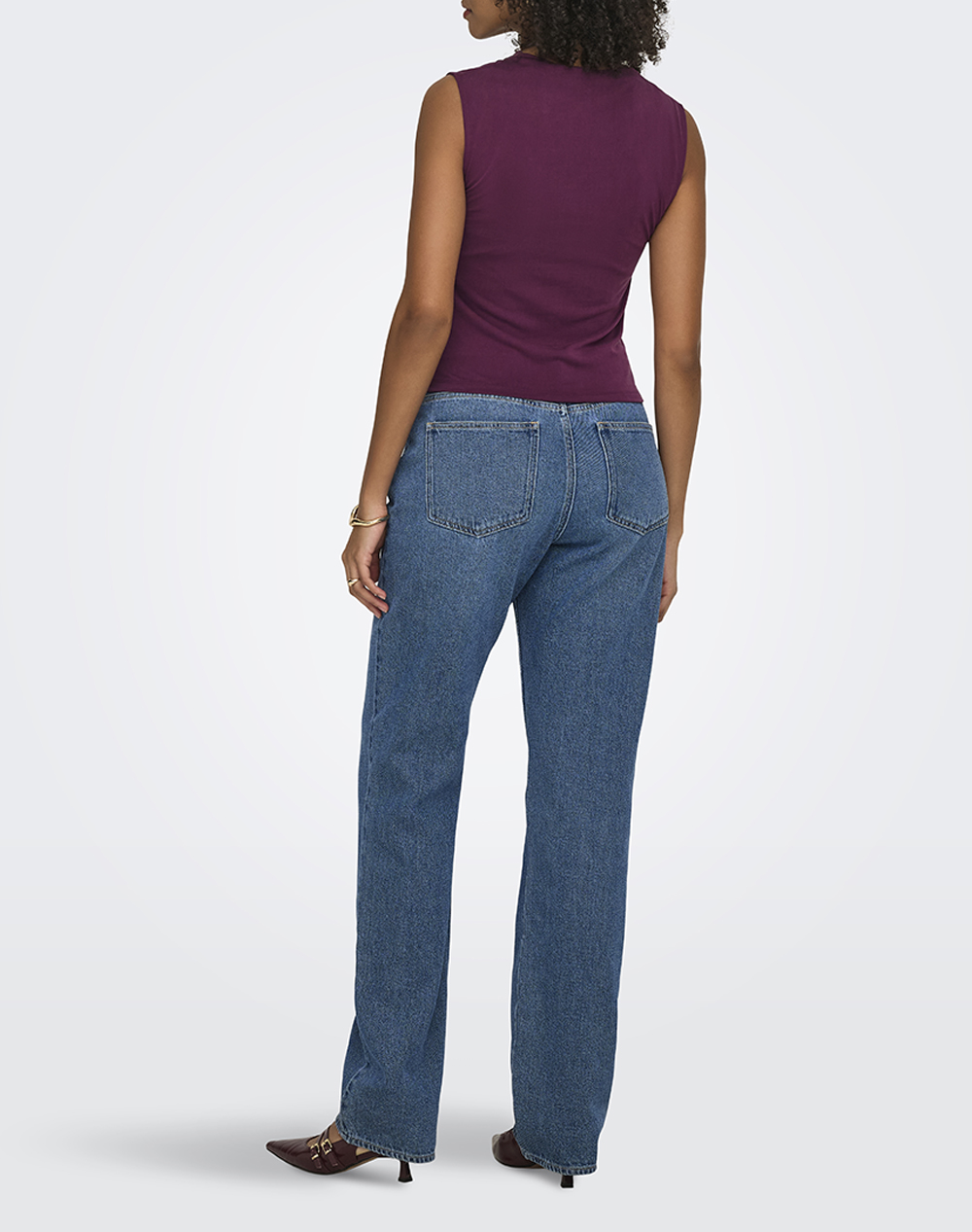 ONLY ONLHANNAH S/L WATERFALL TOP JRS
