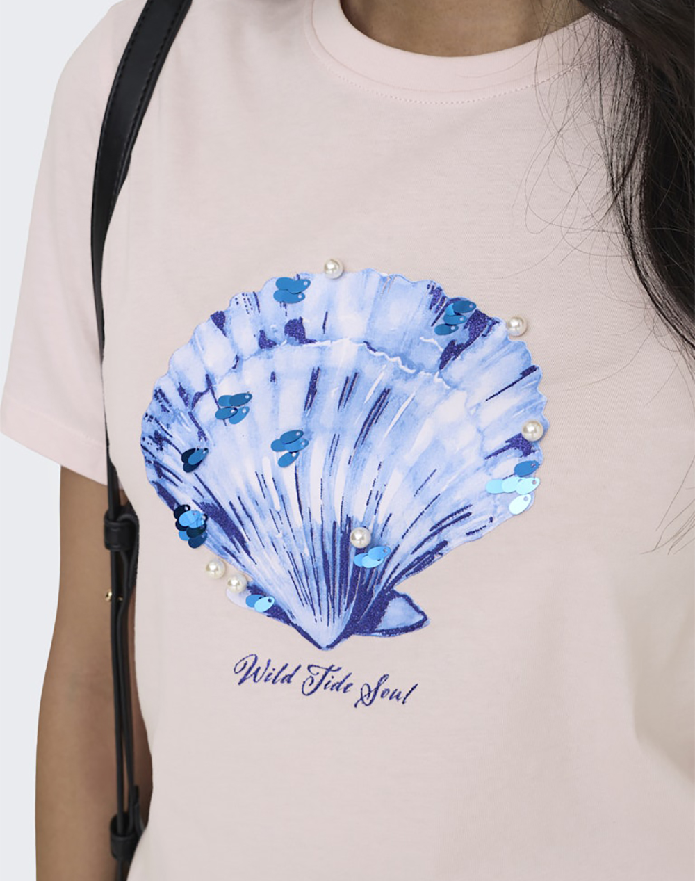 ONLY ONLKITA S/S SEQUINS TOP BOX JRS