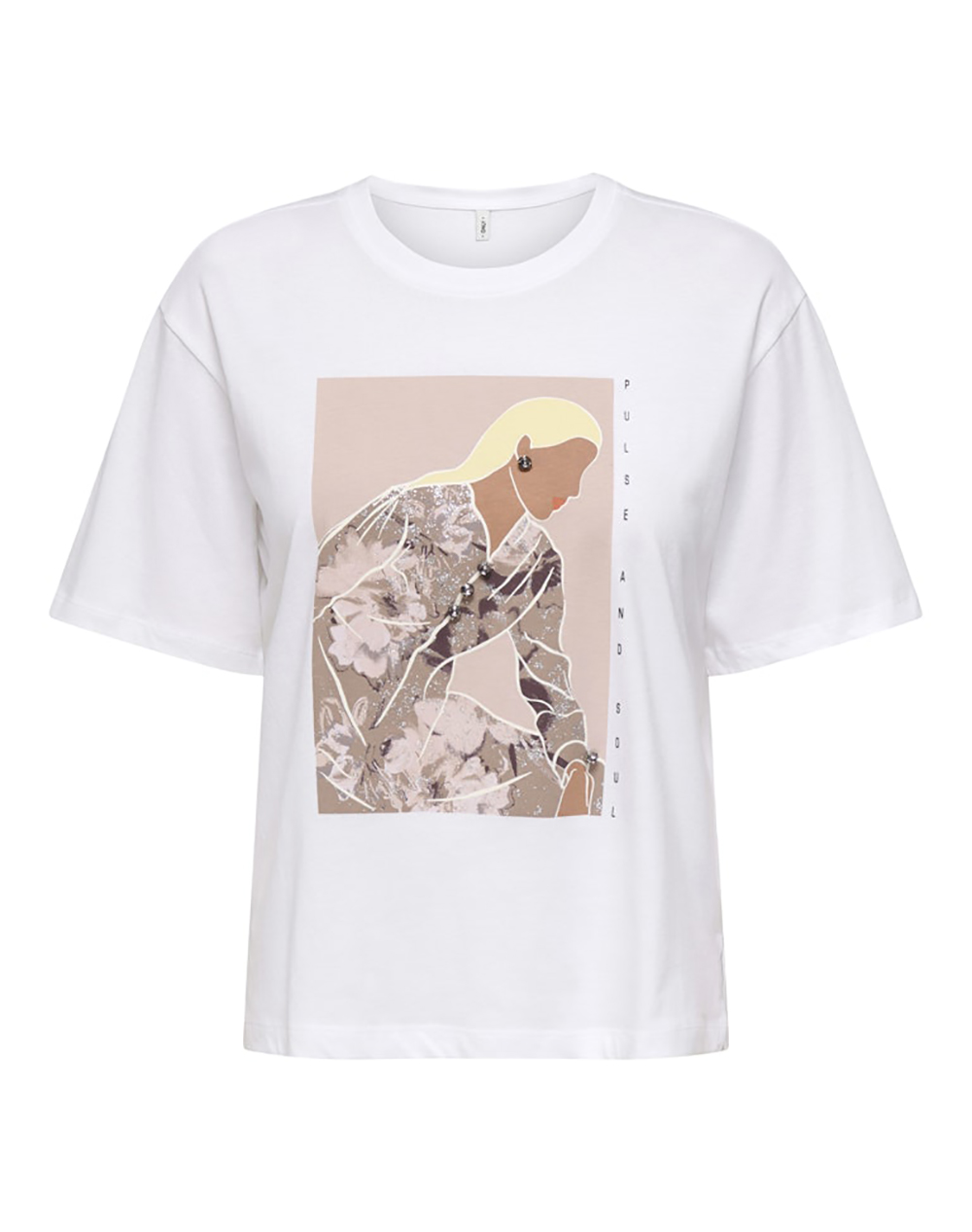 ONLY ONLSUSAN S/S PRINT TOP BOX JRS